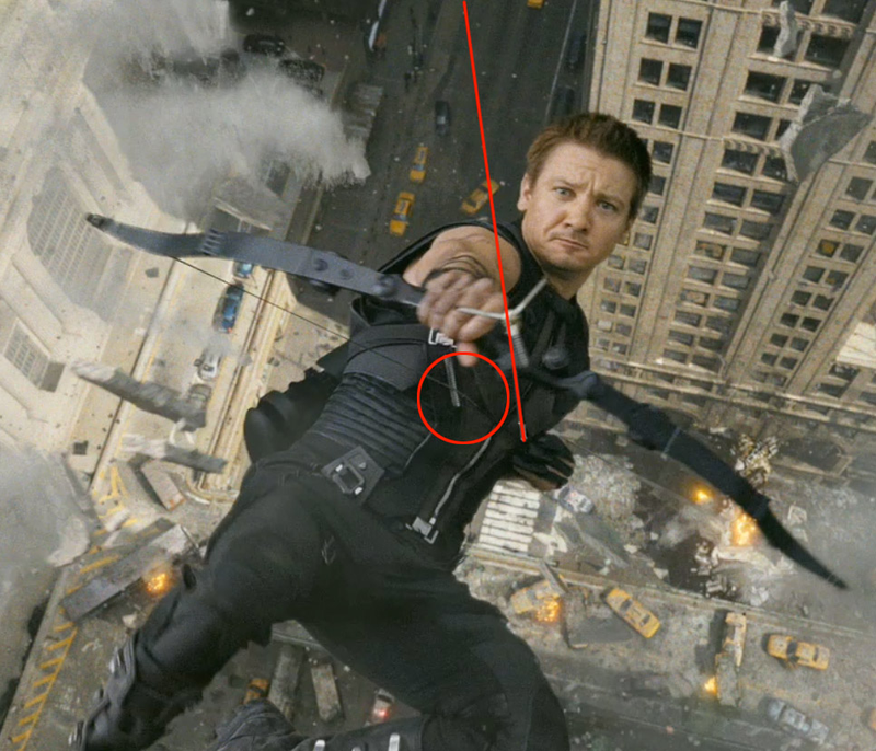 Illustration for article titled Is Hawkeye from The Avengers the world's worst archer?